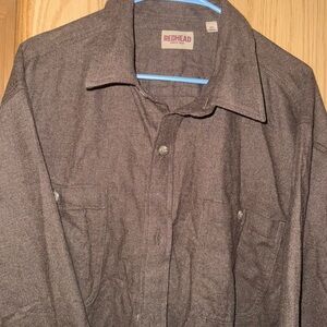 RedHead Men's Brown thick flannel